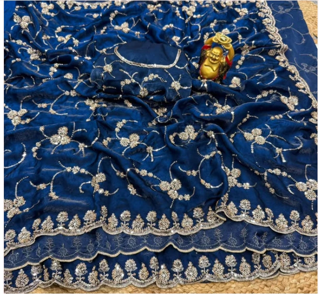Sequin Handwork Bridal Embroidery Design