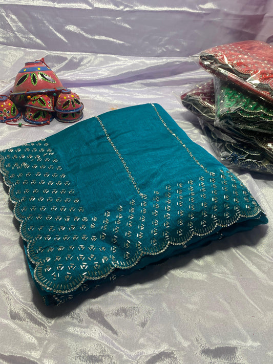 premium quality sarees with Zarkhan diamond work